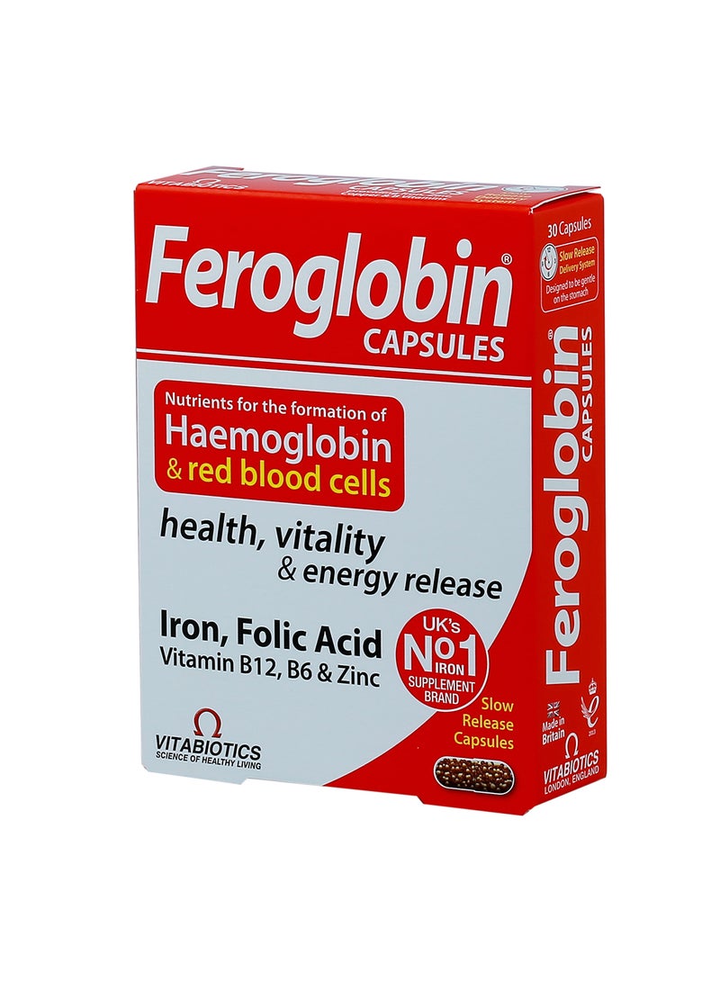 Vitabiotics Feroglobin Original 30 Tablets - Image 2