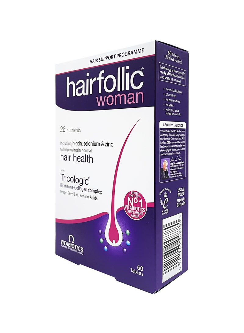Vitabiotics Hairfollic Woman 60 Tablets - Image 3