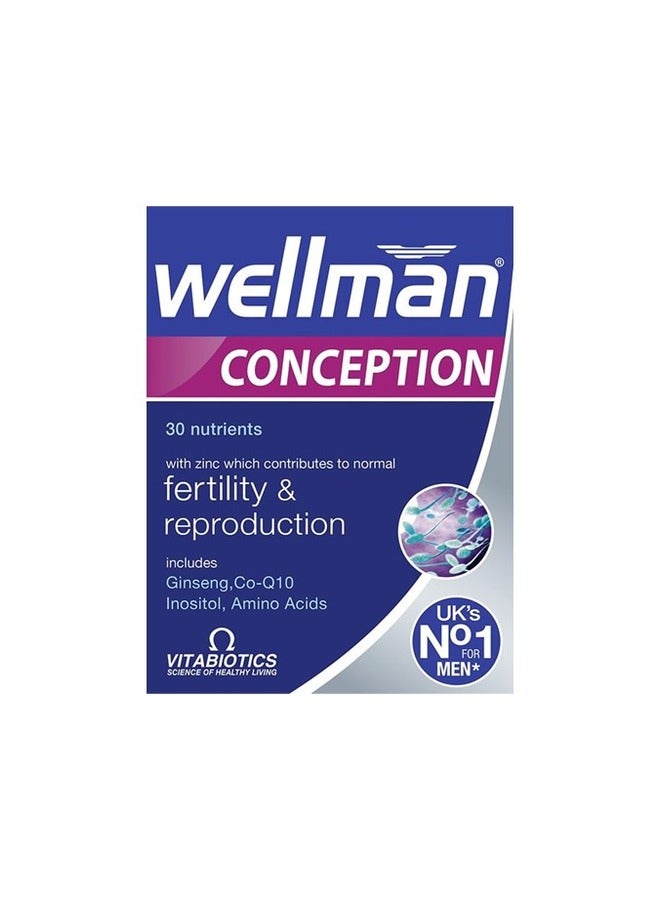 Vitabiotics - Wellman Conception 30 Tablets - Image 1