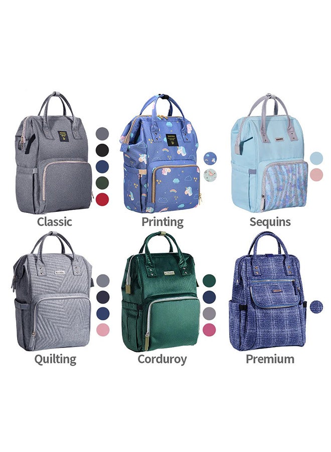 Baby Diaper Bag - Light Blue
