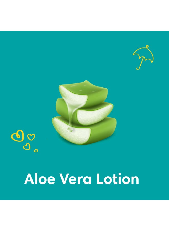 Pampers - Aloe Vera Taped Diapers Size 5+ Giant Pack 58 Count - Image 1