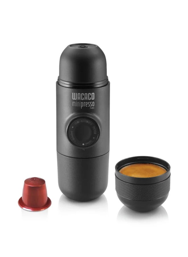 WACACO Minipresso NS | Hand Powered Espresso Machine | Works with Nespresso NS Capsules Black - Image 1
