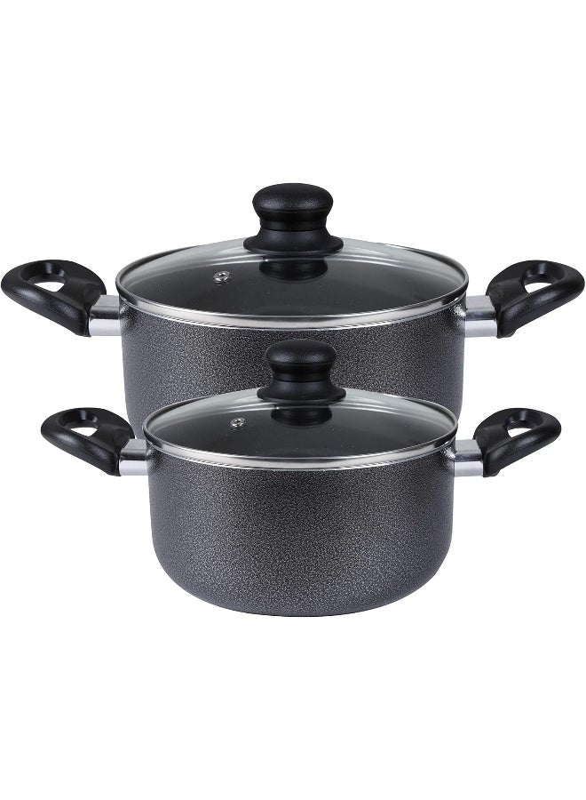 Royalford Royalford Aluminum Nonstick Cookware Set 8 Pcs, Assorted Color Assorted color 53.5x15.5x31cm  - Image 3