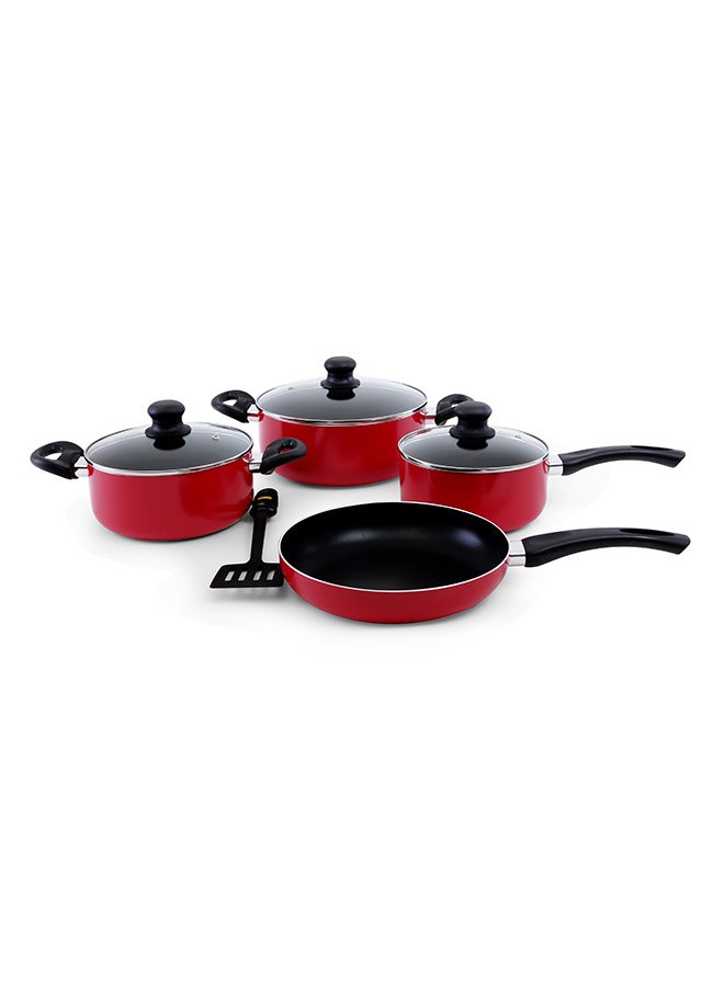 8Pcs Set Non-Stick Cookware Set Cd Bottom Pfoa Free All Cook Types Multicolor 