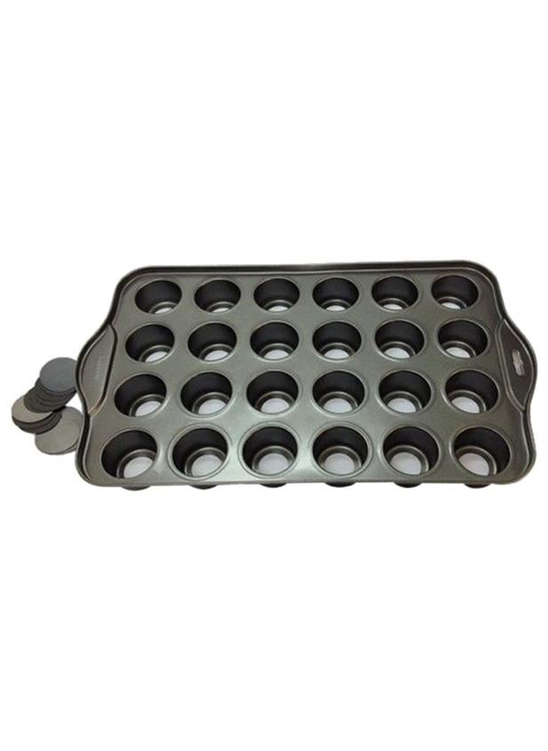 24-Cup Mini-Cheesecake Pan Grey Standard - Image 1