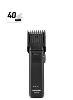 Panasonic Men'S Beard  Hair Trimmer,12 Cutting Lengths, 1 Hours Full Charge,40 Min Use, Made In Japan Rechargeable Stainless Steel Blade Er 2051 Black  - Image 1