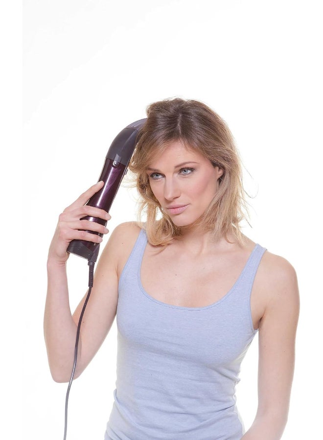 Paddle Pro Air Styler | 1000W Powerful Styling Unisex Hairbrush | Dual Speed Temperature Setting Hair Dryer & Volumizer with Cool Air Button | Ionic Tech for Shiny Hair – AS115SDE Purple