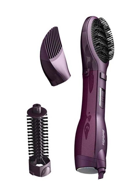 Paddle Pro Air Styler | 1000W Powerful Styling Unisex Hairbrush | Dual Speed Temperature Setting Hair Dryer & Volumizer with Cool Air Button | Ionic Tech for Shiny Hair – AS115SDE Purple