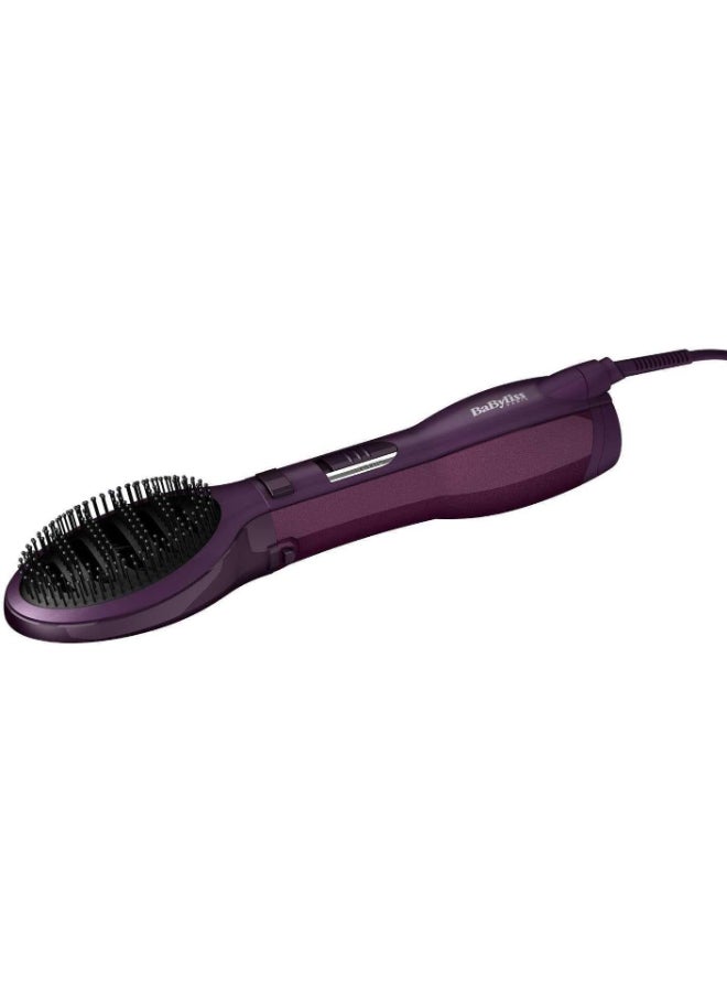 BaByliss Paddle Pro Air Styler | 1000W Powerful Styling Unisex Hairbrush | Dual Speed Temperature Setting Hair Dryer & Volumizer with Cool Air Button | Ionic Tech for Shiny Hair – AS115SDE Purple - Image 2