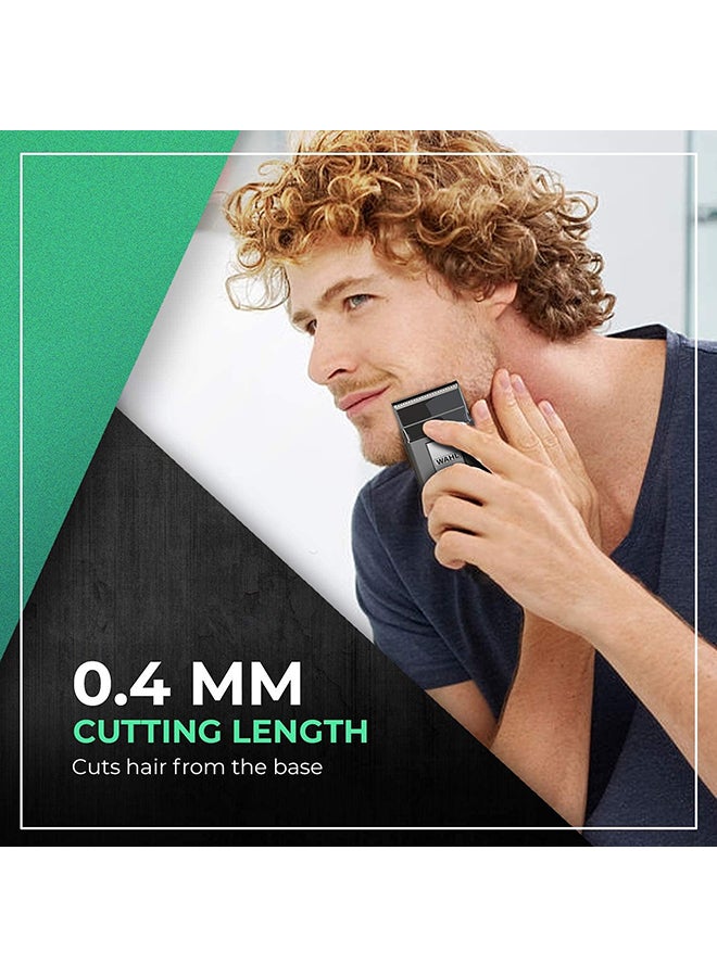 WAHL - WAHL Travel Shaver, Wet & Dry Shave, 45 Minutes Cordless Runtime, Travel Friendly, 3615-1027 Black/Silver - Image 1