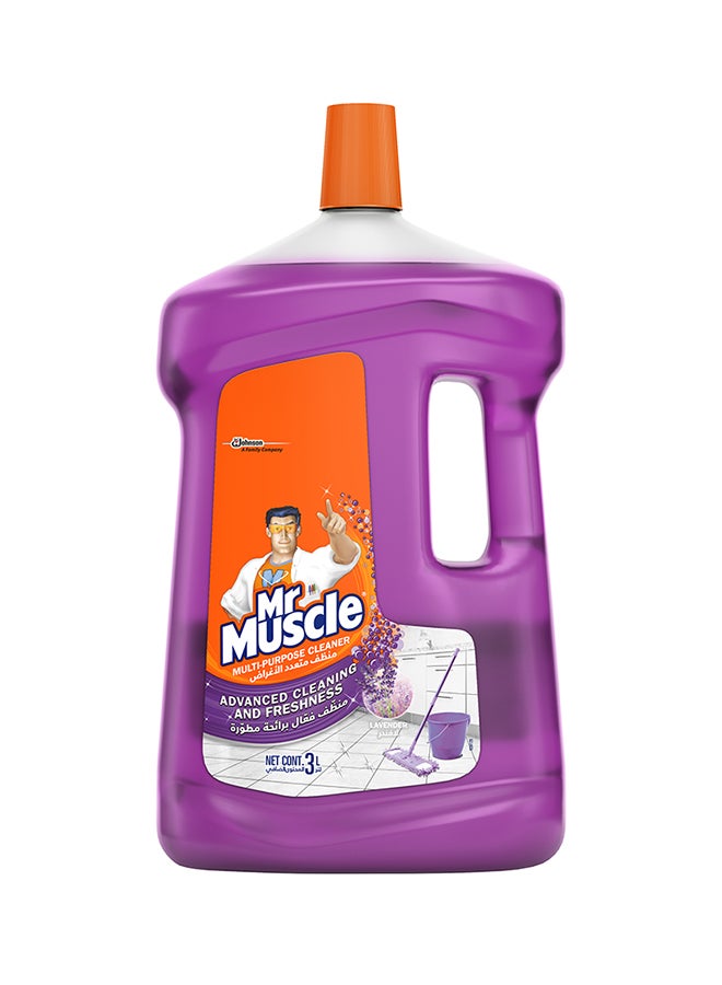 Mr Muscle Multi-Purpose Lavender Liquid Cleaner Purple 3Liters