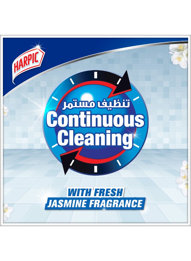 Harpic Toilet Cleaner In the Cistern Flushmatic Jasmine Pack Of 3 50grams  - Image 4