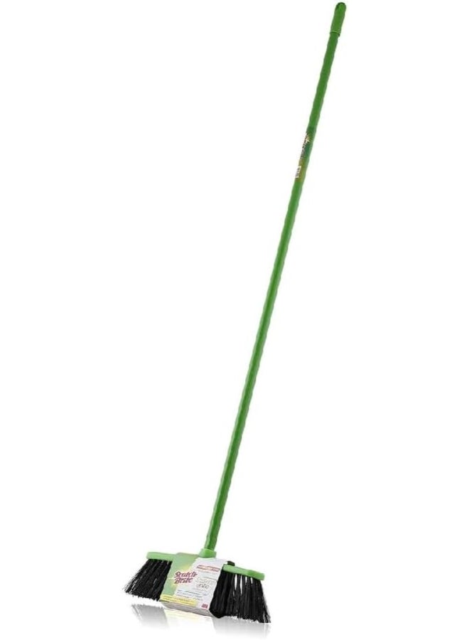 Scotch Brite Outdoor Broom With Greenstick Green - Image 1