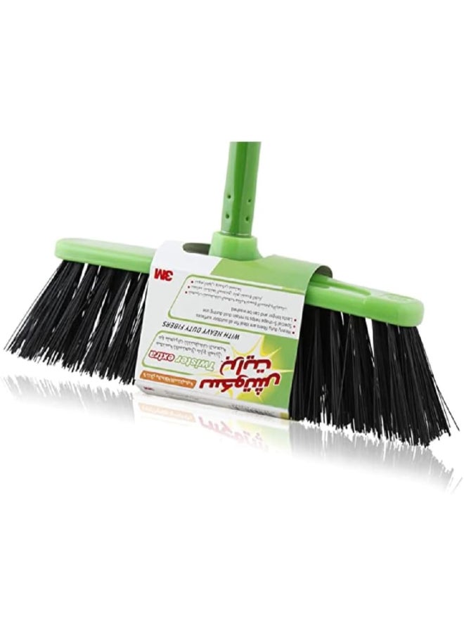 Scotch Brite Outdoor Broom With Greenstick Green - Image 2