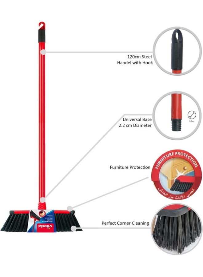 Vileda Indoor broom Bumper Multicolor 140x30 cm - Image 2