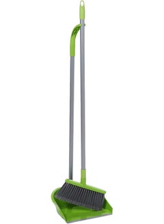 3M 2-Piece Dustpan And Broom Set Silver/Green 3meter  - Image 4