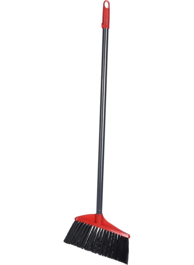 فيليدا مجرفة ذات مقبض طويل - ملحق غبار مناسب، خالية من آلام الظهر، طول مريح، مجموعة فعالة للأوساخ، تصميم موفر للمساحة أحمر وأسود - Image 2