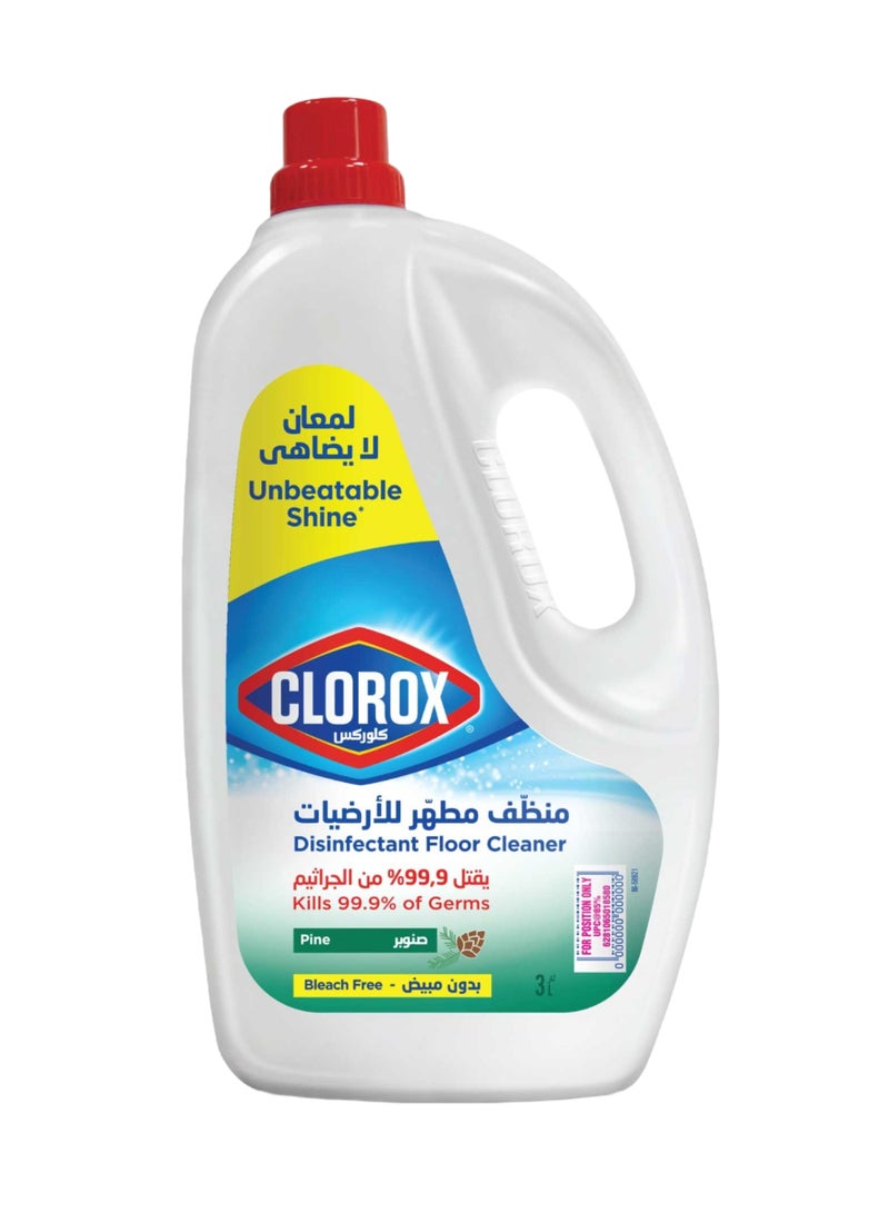 Clorox Scentiva Disinfectant Floor Cleaner, Mediterranean Pine Forest 3Liters - Image 1