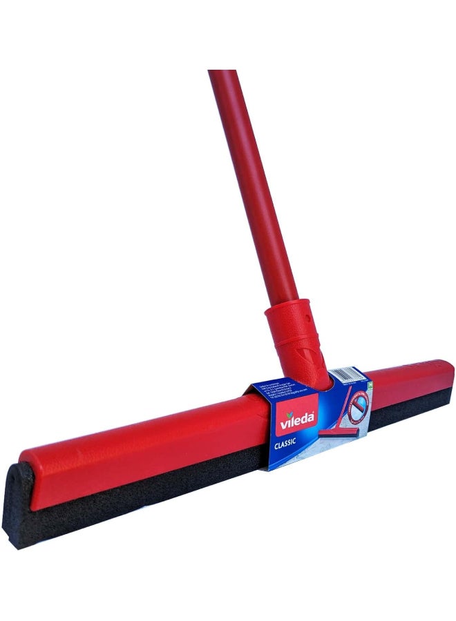 Vileda - Vileda Classic Floor Wiper With Stick Red 42W x 130Hcm - Image 1