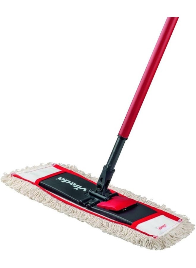 فيليدا ممسحة مسطحة من ActiveMax Lavatutto Micro &amp; Cotton، على شكل شبه منحرف، مقبض تلسكوبي، قدرة امتصاص عالية - Image 3