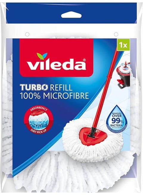 Vileda Easy wring & Clean Spin mop Turbo Smart Refill White