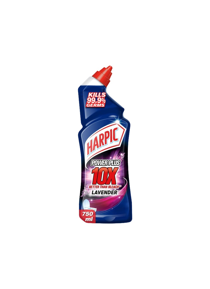 Harpic Power Plus Lavender Toilet Cleaner, 750ml  - Image 1