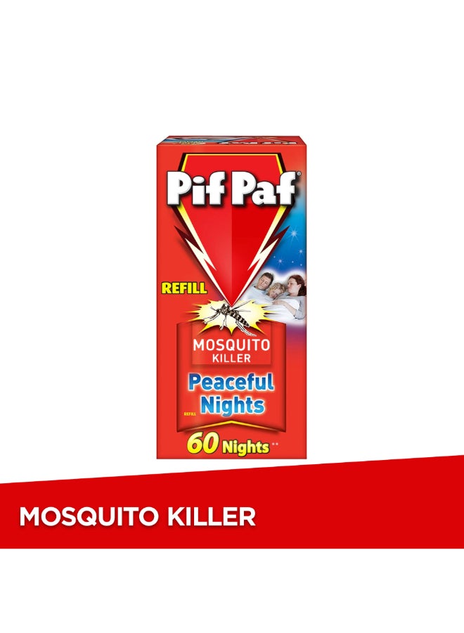 Pif Paf - Mosquito Killer Liquid Electric Device Kit 60 Nights Refill 45ml - Image 1