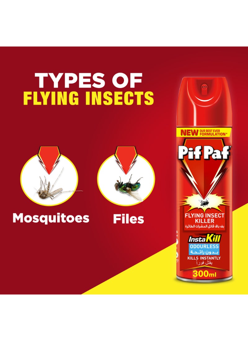 Pif Paf Mosquito And Fly Killer Insta Kill Odourless Killer Spray  - Image 3