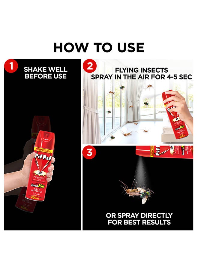 Pif Paf - Powergard Mosquito And Fly Killer 400ml - Image 1