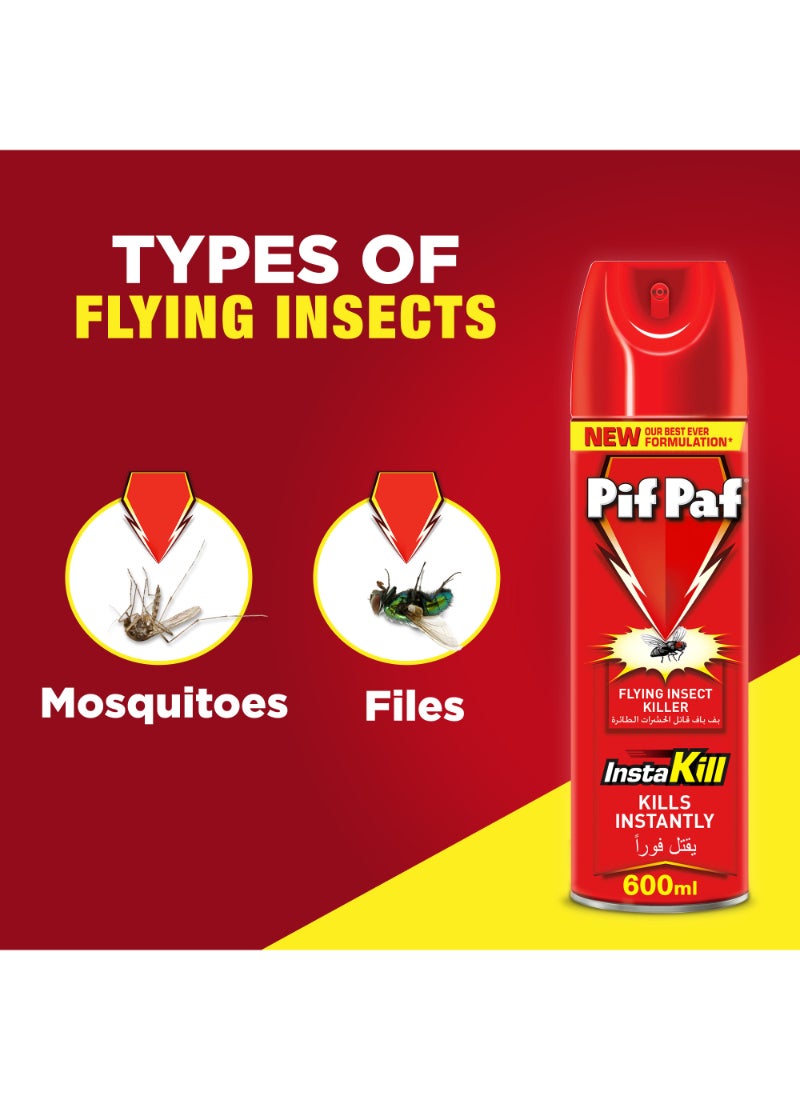 Pif Paf PowerGard Mosquito And Fly Killer 600ml  - Image 3