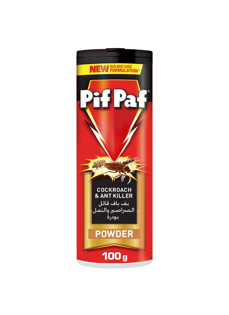 Pif Paf Cockroach And Ant Killer Kill And Protect Powder 100grams  - Image 1