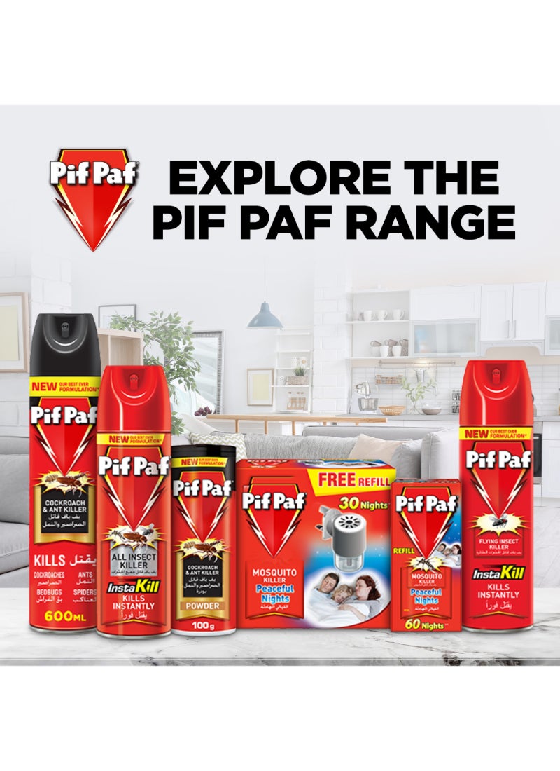 Pif Paf - Cockroach And Ant Killer Kill And Protect Killer Spray 500ml - Image 1