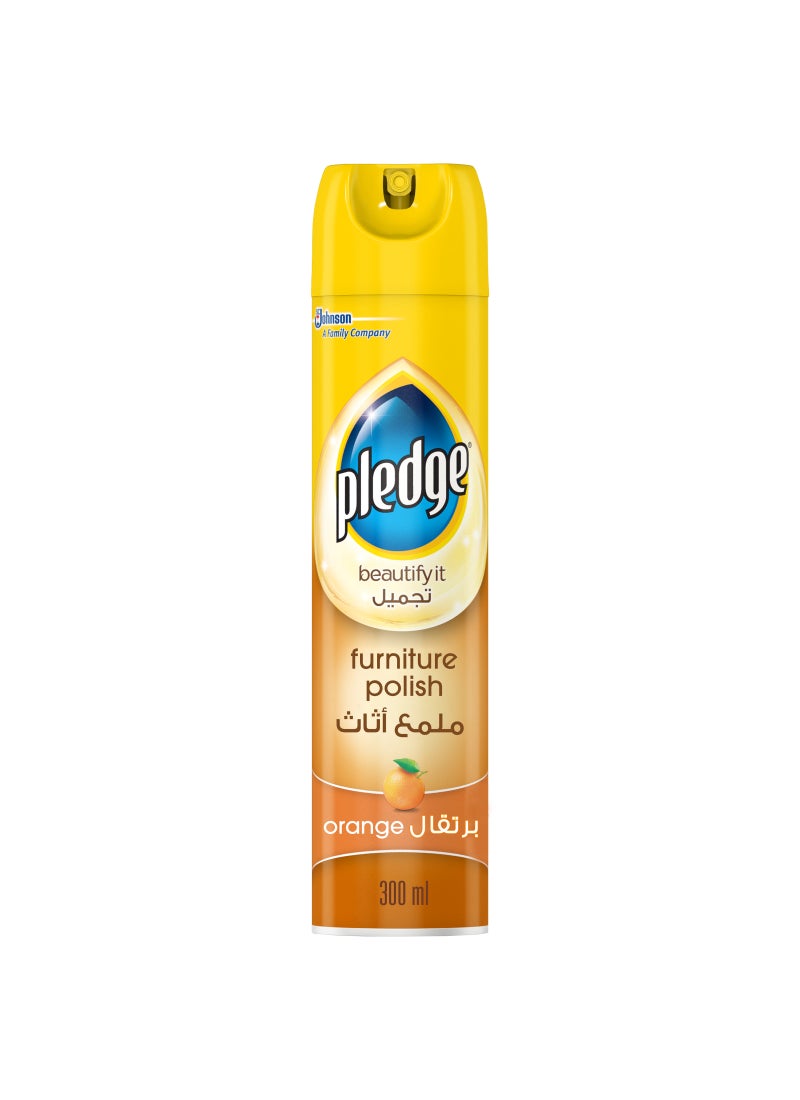 Pledge Furniture Polish Orange 300ml  - Image 1