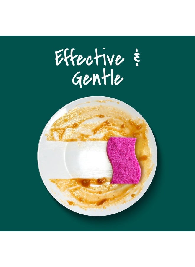 Scotch Brite Scotch-Brite Delicate Care Non Scratch Cellulosic Scrub Sponge, 3 units/pack Pink - Image 3