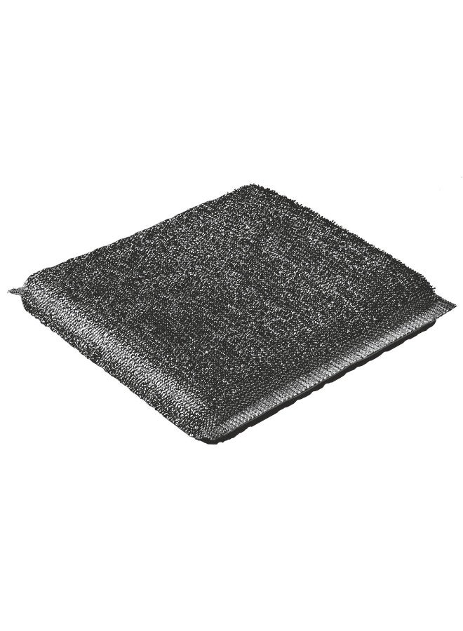 فيليدا قطعتان من وسادة التنظيف المعدنية جليتزي باور إينوكس، قماش شديد التحمل، صحي وفعال أسود - Image 2