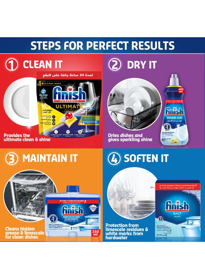 Finish - Finish Classic Dish Wash Powder Lemon 1kg - Image 1
