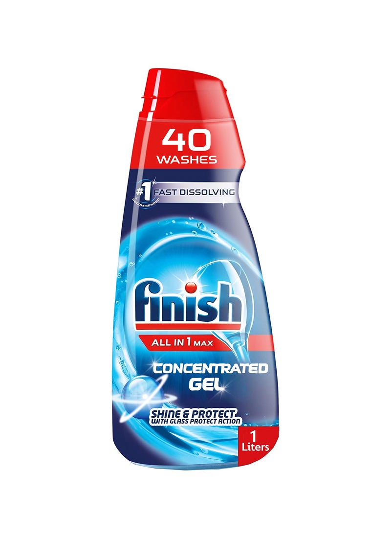 Finish All In One Max Dishwasher Gel 1Liters - Image 1