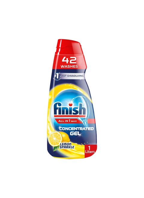 Lemon Sparkle All In One Dishwasher Power Gel 1Liters