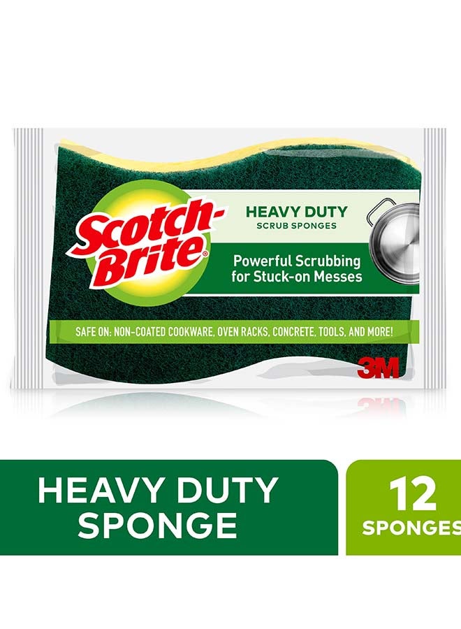 Scotch Brite Heavy Duty Sponge Kitchen Scrub, 1 Sponge, Pack of 1, Green Green - Image 3