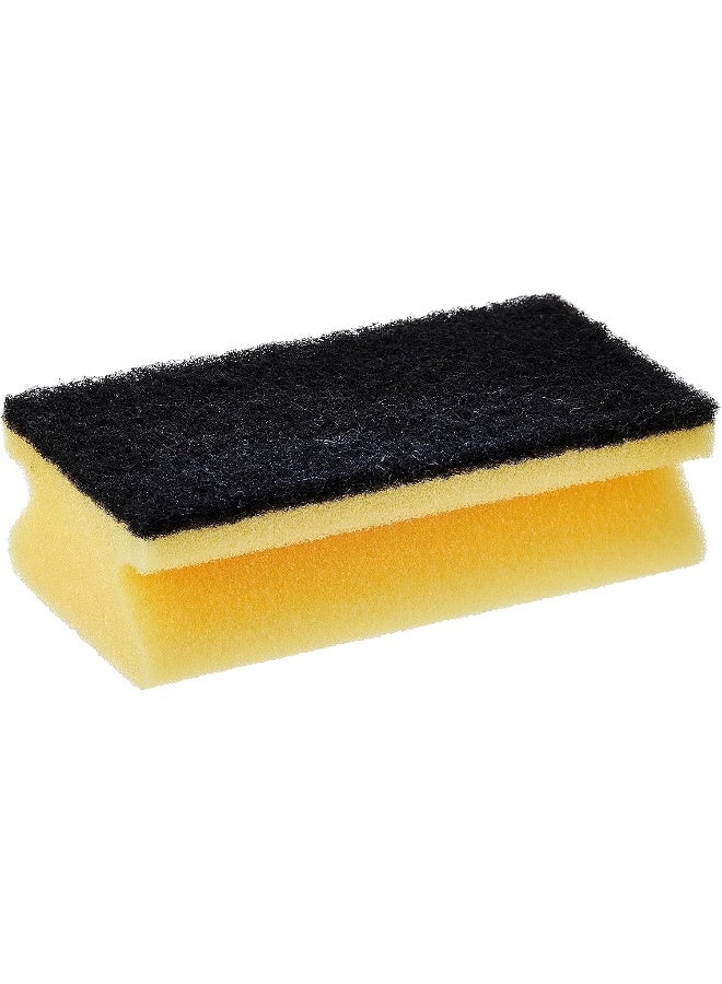 Vileda Glitzi Strong Jumbo Scourer Sponge 1Pc, Antibacterial, Long Lasting, Hygienic - Yellow And Black (1 Pc Per Pack) Multicolour - Image 3