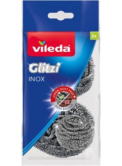 Glitzy 2 Piece Inox Stainless Steel Screwdriver, Anti-Scald Cleaning, Long Lasting Ergonomic Design Metallic 4 x 11 x 20 cm