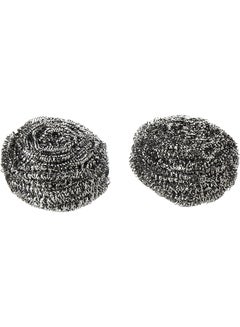 Vileda 5Pieces Glitzi Inox Spiral Scourer Stainless Steel Anti-Burn Cleaning, Long-lasting Ergonomic Design metallic  - Image 4