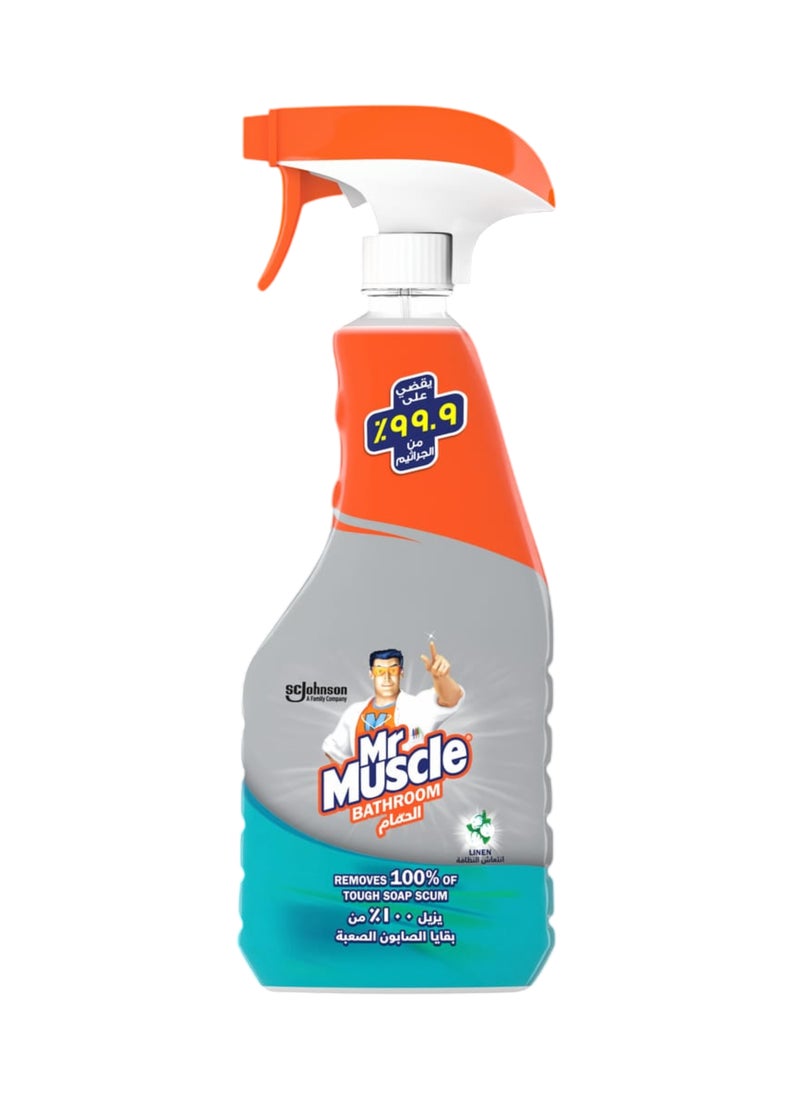Mr Muscle Spray Bathroom Cleaner With New Powerful Soap Scum Remover Formula 500ml - Image 1
