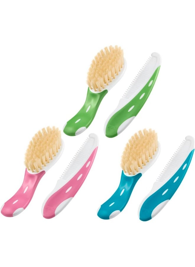 NUK Baby Hairbrush With Comb  - Image 3