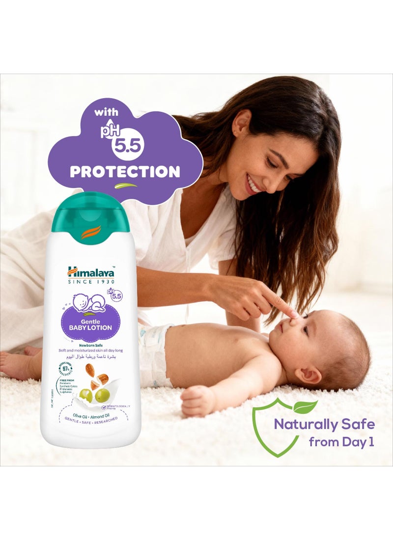 هيمالايا لوشن للأطفال بزيت الزيتون وزيت اللوز - يغذي ويرطب ويلطف البشرة، 200 مل - Image 3