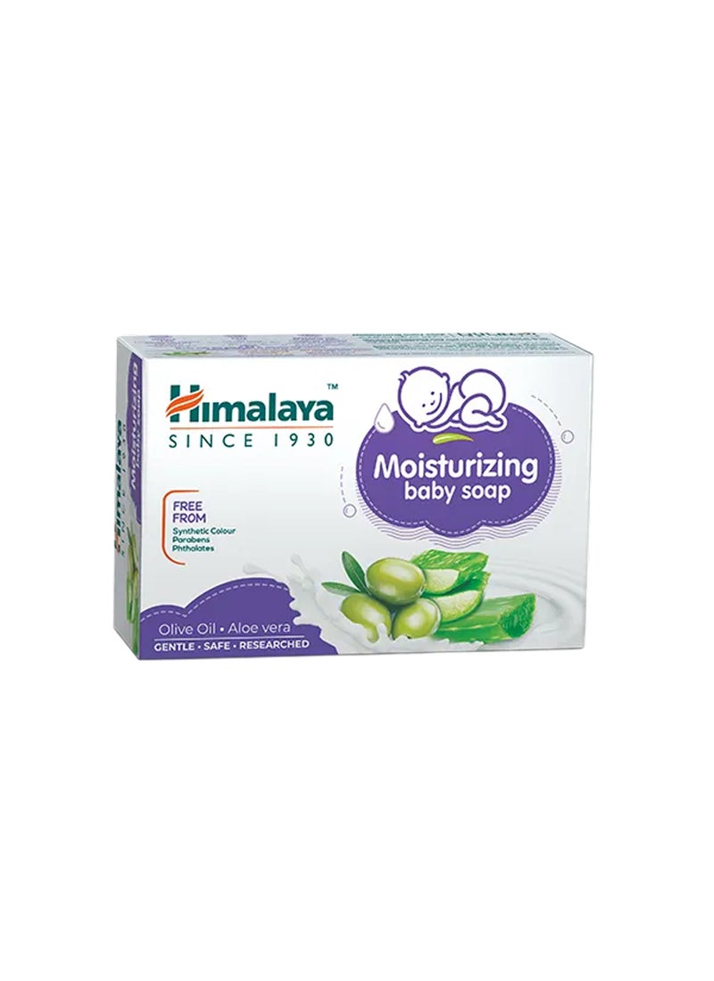 Himalaya Baby Soap With Olive Oil And Aloe Vera For Gentle Moisturizing 125g - Image 1