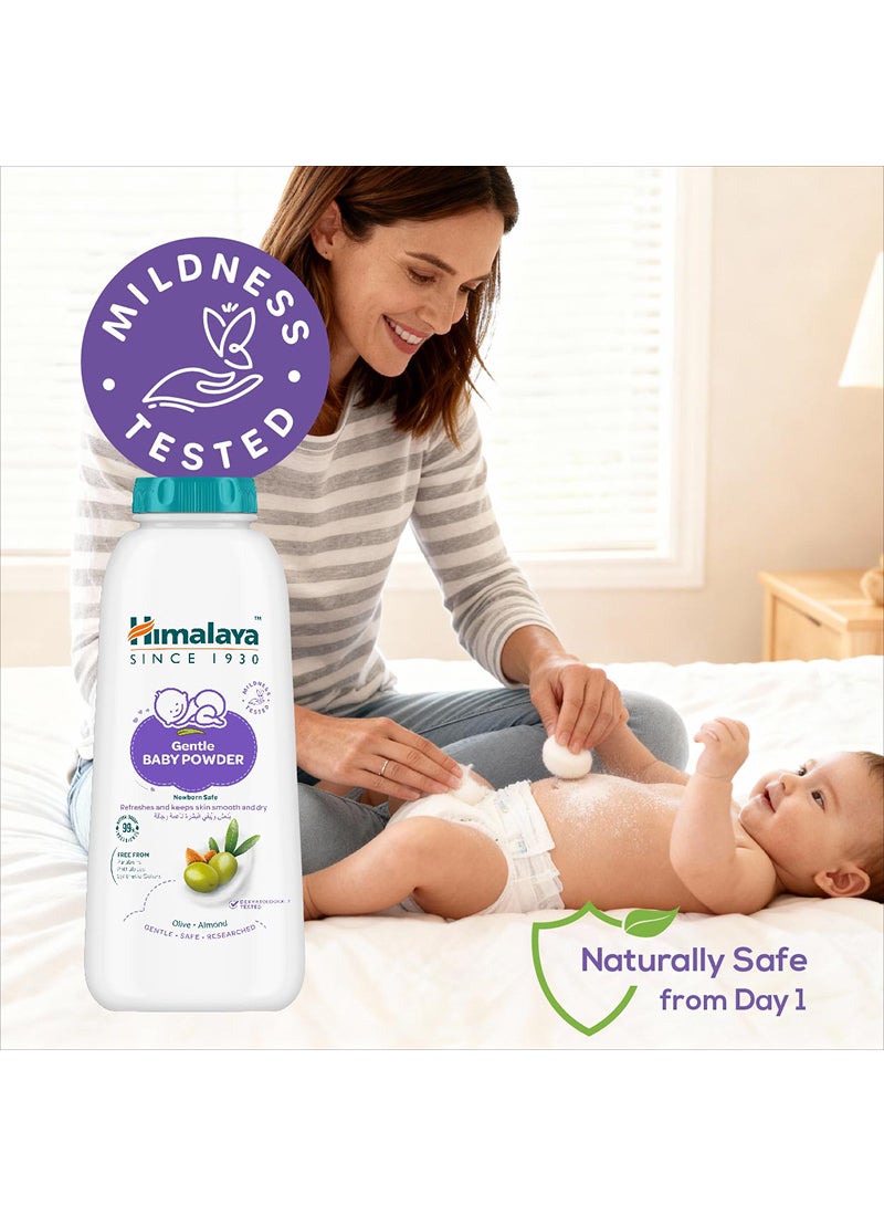 هيمالايا بودرة الأطفال بالزيتون واللوز لبشرة ناعمة وحساسة - Image 2