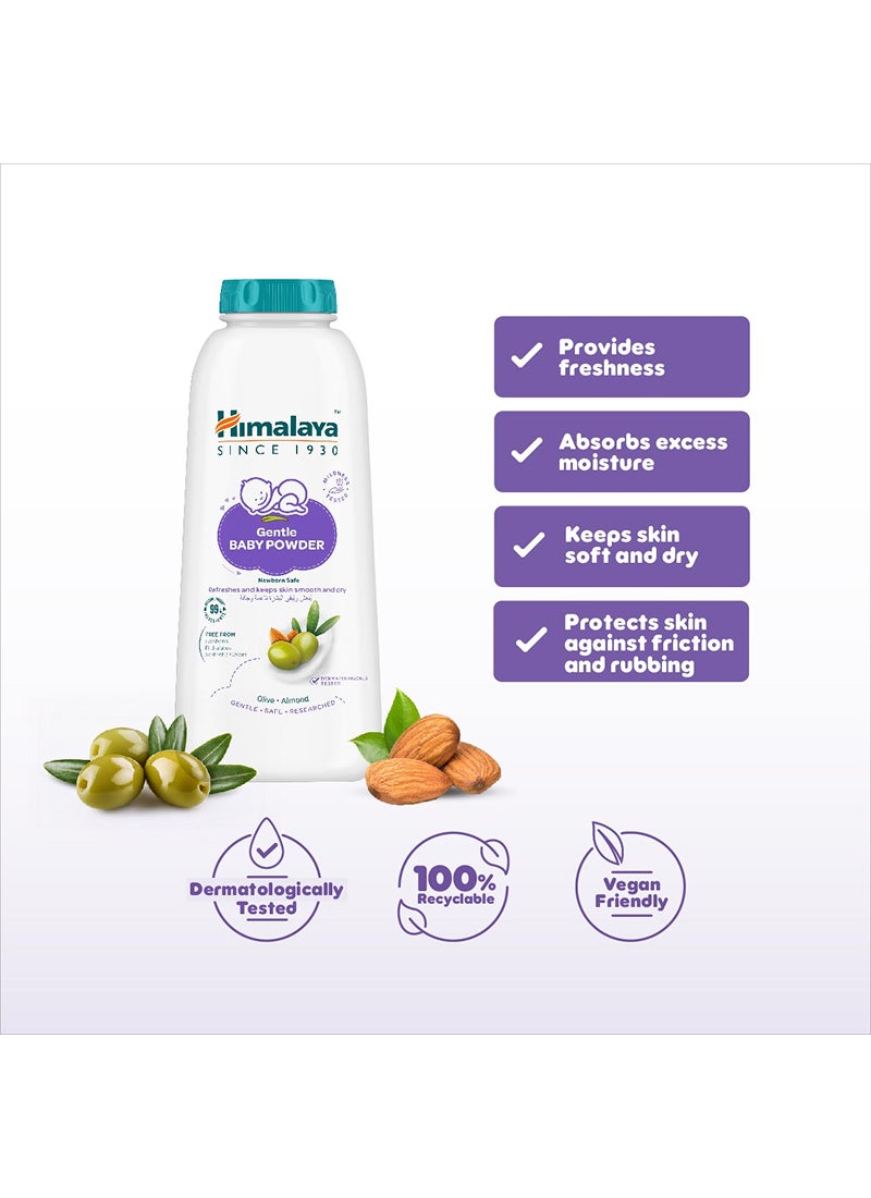هيمالايا بودرة أطفال خالية من البارابين مع الزيتون واللوز - Image 3