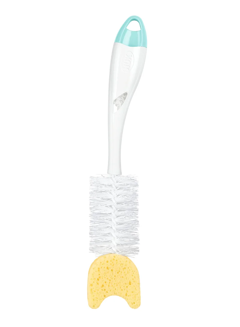 NUK 2-In-1 Soft Bottle Cleaning Brush With Sponge