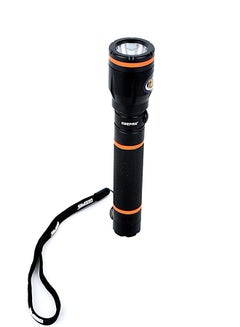 GEEPAS Rechargeable LED Flashlight - Portable Waterproof Hyper Bright 3W CREE LED Torch Light | 1.5 Hours Working with 1000M Distance Range Black 152mm  - Image 2